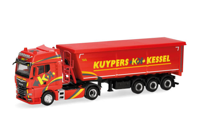 herpa Cars&Trucks 1/87 (プラスチック製) MAN TGX GX スチールダンプセミトレーラー "Kuypers"