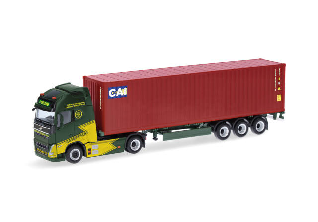 herpa Cars&Trucks 1/87 (プラスチック製) ボルボ FH GL XL エレクトリック 40ft コンテナセミトレーラー "Ancotrans/CAI"