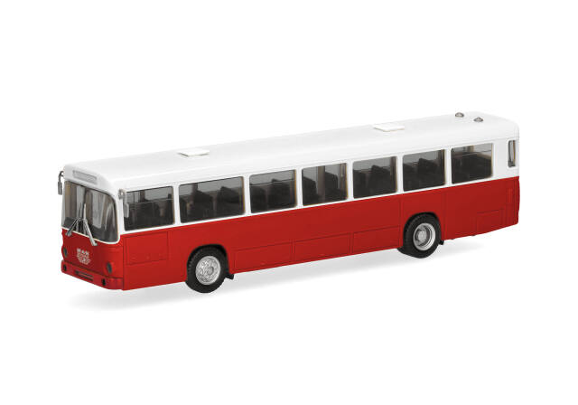 herpa Cars&Trucks 1/87 (プラスチック製) MAN Büssing SÜ 210 市バス レッド/ホワイト