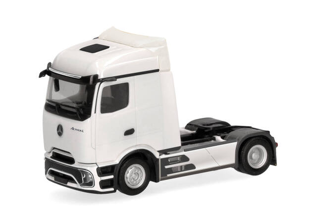 herpa Cars&Trucks 1/87 (プラスチック製) メルセデスベンツ アクトロス プロキャビン ストリームスペース リジッドトラクター 2軸 ホワイト