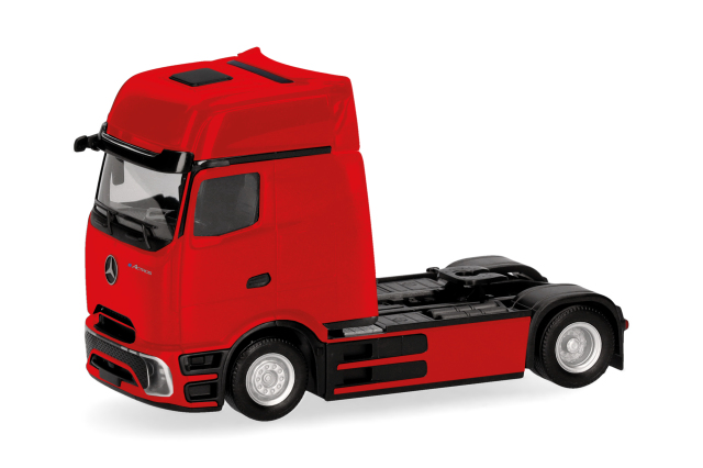 [予約]herpa Cars&Trucks 1/87 (プラスチック製) メルセデスベンツ eアクトロス600 プロキャビン ギガスペース リジッドトラクター 2軸 トラフィックレッド