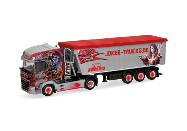 [予約]herpa Cars&Trucks 1/87 (プラスチック製) DAF XG+ シュテッフェライナー セミトレーラー "Joker Trucks / Tamara"
