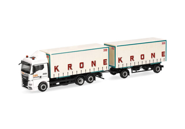 [予約]herpa Cars&Trucks 1/87 (プラスチック製) MAN TGX GM カーテンキャンバ ストレーラー "Circus Krone"