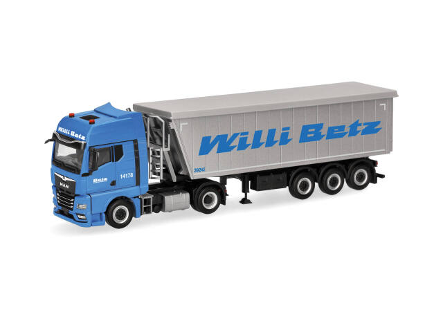 herpa Cars&Trucks 1/87 (プラスチック製) MAN TGX GX Stöffelliner セミトレーラー "Willi Betz"