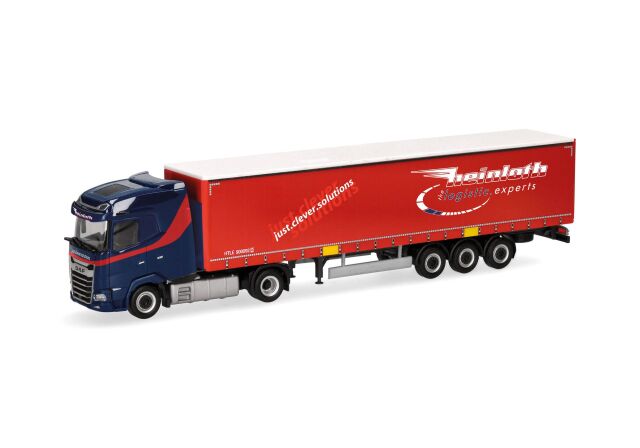 [予約]herpa Cars&Trucks 1/87 (プラスチック製) DAF XG カーテンキャンバスセミトレーラー "Heinloth"