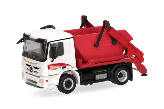 herpa Cars&Trucks 1/87 (プラスチック製) メルセデスベンツ アクトロス M  '08 スキップローダー AK12  "Circus Charles Knie"