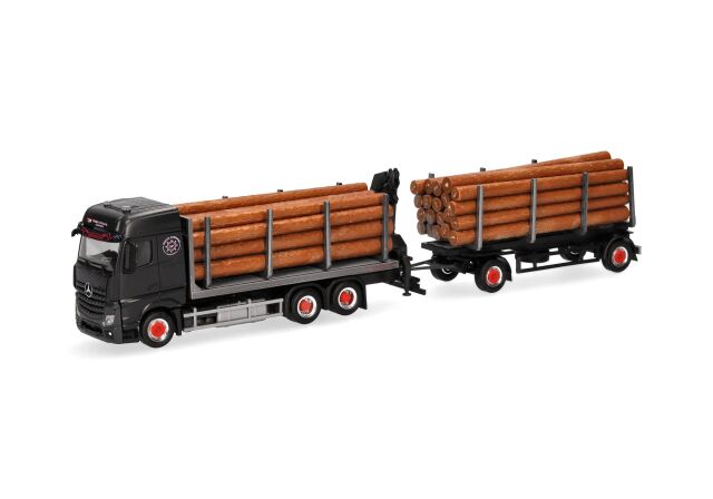 herpa Cars&Trucks 1/87 (プラスチック製) メルセデスベンツ アロクス 18ビッグスペース 木材輸送トラック "Jürgen Ehrmann Transporte"