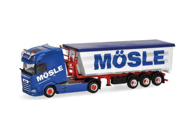 [予約]herpa Cars&Trucks 1/87 (プラスチック製) DAG XG+ スチールダンパーセミトレーラー  "Mösle"