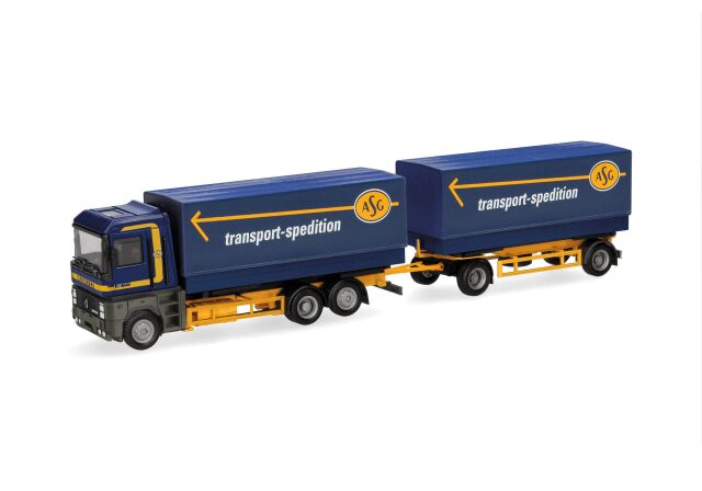 [予約]herpa Cars&Trucks 1/87 (プラスチック製) ルノー AE 交換式キャンバストラック "ASG" (スウェーデン)