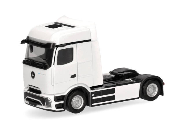 [予約]herpa Cars&Trucks 1/87 (プラスチック製) メルセデスベンツ eアクトロス600 プロキャビン ビッグスペース リジッドトラクター 2軸 ホワイト
