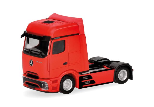 [予約]herpa Cars&Trucks 1/87 (プラスチック製) メルセデスベンツ アクトロス Lプロキャビン ビッグスペースリジッドトラクター  2軸 レッド