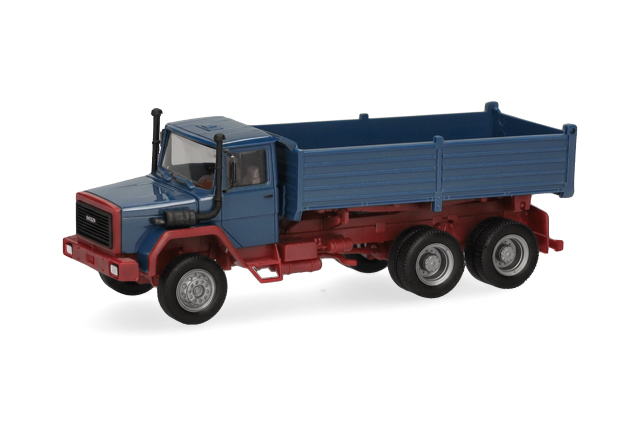 [予約]herpa Cars&Trucks 1/87 (プラスチック製) イベコ ハウバー ダンプトラック 3軸
