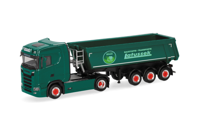 [予約]herpa Cars&Trucks 1/87 (プラスチック製) スカニア CS 20 ND  ダンプ セミトレーラー  "Latussek"