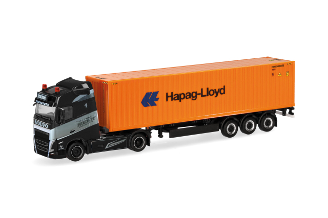 [予約]herpa Cars&Trucks 1/87 (プラスチック製) ボルボ FH GL 2020  コンテナセミトレーラー  "Patrick Heim/Hapag Lloyd"