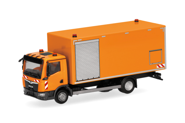 [予約]herpa Cars&Trucks 1/87 (プラスチック製) MAN TGL CC ボックストラック  "Road Cleaning"