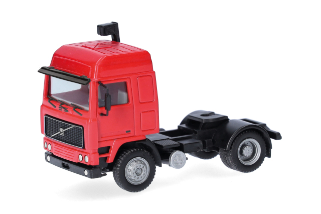 [予約]herpa Cars&Trucks 1/87 (プラスチック製) ボルボ F10 グローブトロッター リジッドトラクター 2軸 レッド