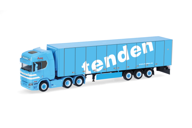 [予約]herpa Cars&Trucks 1/87 (プラスチック製) スカニア CR20 ハイルーフ 冷蔵ボックスセミトレーラー (ノルウェー)