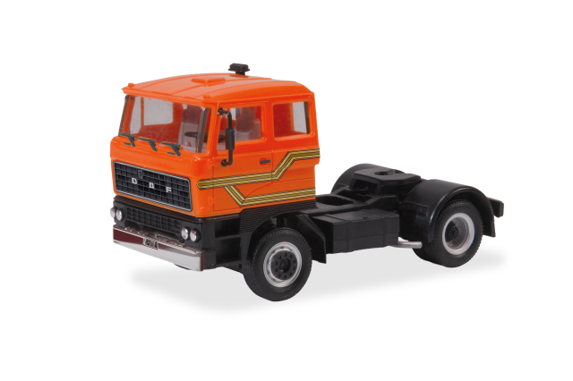 [予約]herpa Cars&Trucks 1/87 (プラスチック製) DAF 2800 リジッドトラクター 2軸 オレンジ
