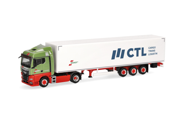 [予約]herpa Cars&Trucks 1/87 (プラスチック製) MAN TGX GM ボックストレーラー "Wandt/CTL" (ニーダーザクセン州)