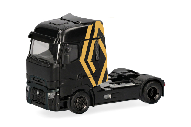 [予約]herpa Cars&Trucks 1/87 (プラスチック製) ルノー T フェイスリフト  リジッドトラクター 2軸 ブラック
