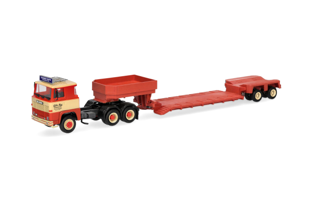[予約]herpa Cars&Trucks 1/87 (プラスチック製) スカニア 141 ローボーイセミトレーラー "Torben Rafn" (デンマーク)