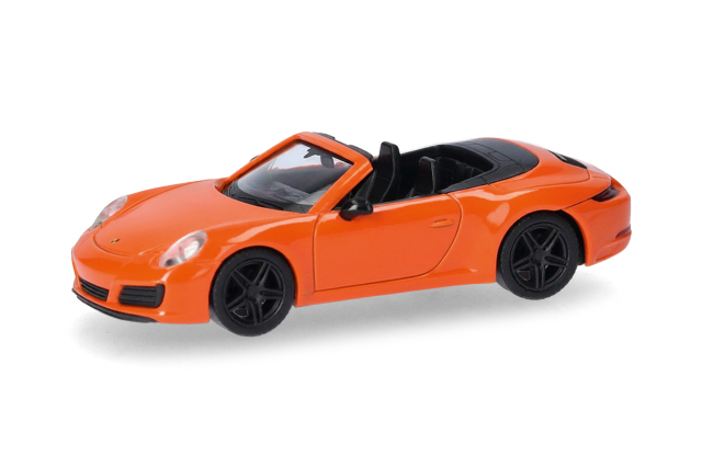 [予約]herpa Cars&Trucks 1/87 (プラスチック製) ポルシェ 911 C2 カブリオレ  ガルフオレンジ