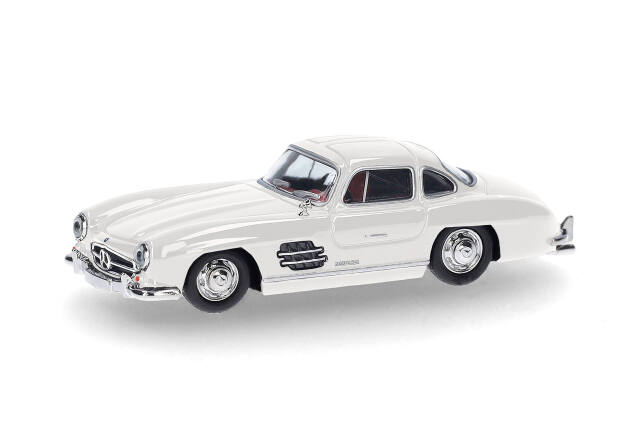 herpa Cars&Trucks 1/87 (プラスチック製) メルセデスベンツ 300 SLガルウィング ホワイト