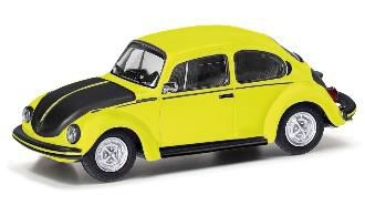 herpa Cars&Trucks 1/87 フォルクスワーゲン ビートル 1303 イエロー/ブラック レーサーカ ラー