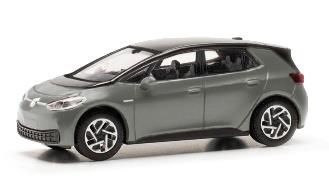 herpa Cars&Trucks 1/87 (プラスチック製) フォルクスワーゲン ID3 グレー/ ルーフブラック
