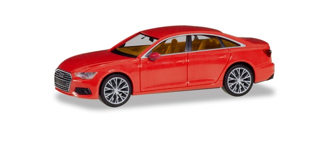herpa Cars&Trucks 1/87 アウディ A6 リムジン フレームレッド 2色リム