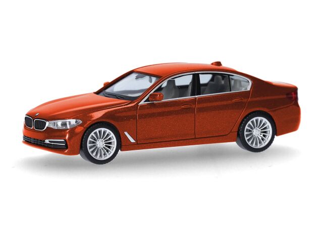 herpa Cars&Trucks 1/87 (プラスチック製) BMW 5シリーズ リムジン バレンシアオレンジ