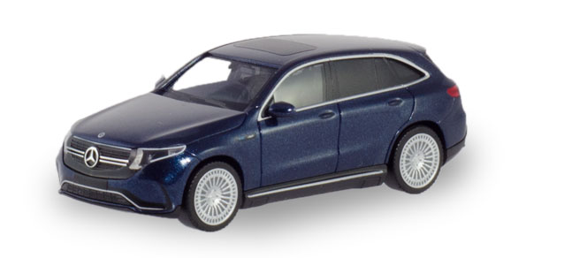 herpa Cars&Trucks 1/87 メルセデスベンツ EQC AMG ブルー