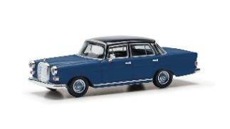 herpa Cars&Trucks 1/87 (プラスチック製) メルセデスベンツ 200 フィンテー ル ブルー/ブラック