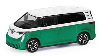 herpa Cars&Trucks 1/87 フォルクスワーゲン ID. Buzz キャンディホワイト/グリーンメタリック