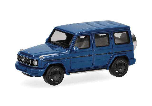 herpa Cars&Trucks 1/87 (プラスチック製) メルセデスベンツ G580 EQテクノロジー搭載 ソーダライトブルーメタリック
