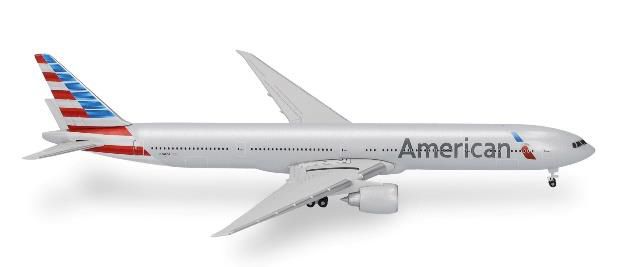 herpa wings 1/500 (ダイキャスト製) 777-300ER アメリカン航空 N736AT