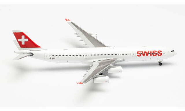 herpa wings 1/500 (ダイキャスト製) A340-300 スイス インターナショナル エアラインズ