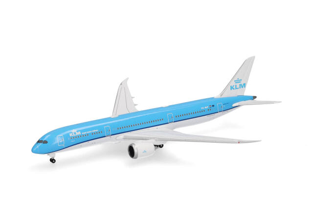 PACMIN パックミン　KLMオランダ航空機模型 herpa wings 1/500 (ダイキャスト製) 787-9 KLMオランダ航空 “Hibiscus