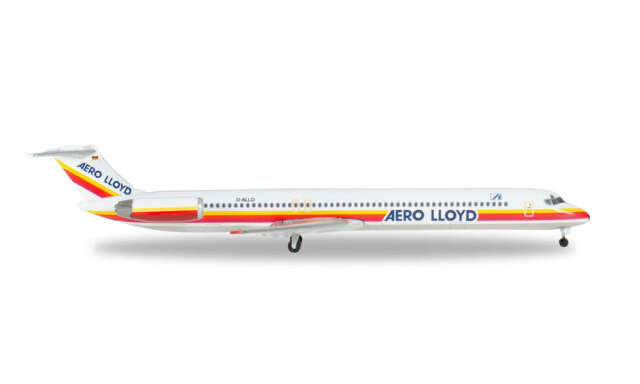herpa wings 1/500 (ダイキャスト製) MD-83 アエロロイド 80年代 D-ALLD
