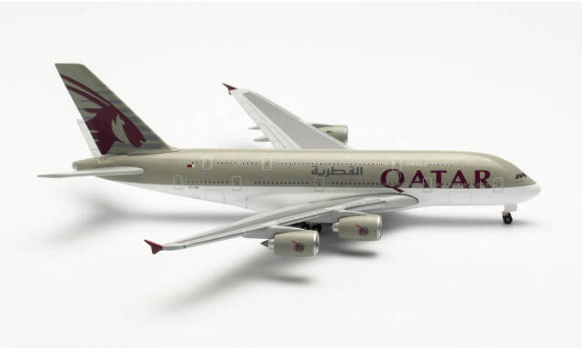 herpa wings 1/500 (ダイキャスト製) A380 カタール航空 A7-APG