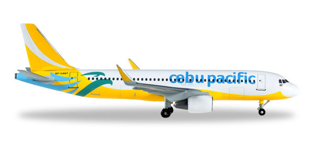 herpa wings 1/500 (ダイキャスト製) A320 セブパシフィック航空 2016 n/c RP-C4107
