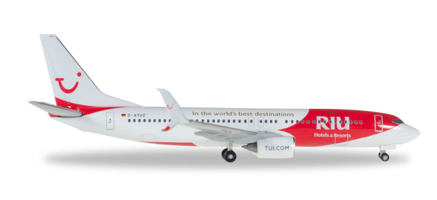 herpa wings 1/500 (ダイキャスト製) 737-800 トゥイフライ航空 "RIU Hotels & Resorts" D-ATUZ