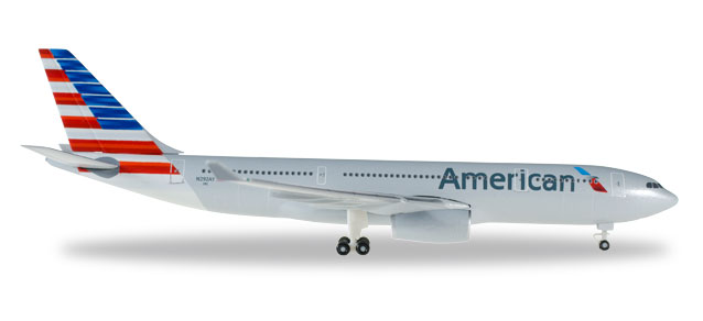 herpa wings 1/500 (ダイキャスト製) A330-200 アメリカン航空 N292AY