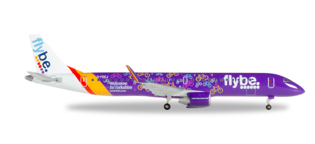 herpa wings 1/500 (ダイキャスト製) E195 FlyBe航空 "Welcome to Yorkshire" G-FBEJ