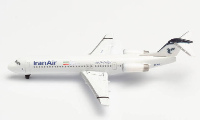 herpa wings 1/500 (ダイキャスト製) Fokker 100 イラン航空 EP-CFO