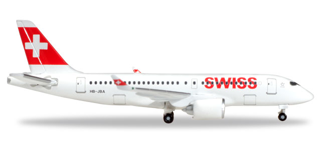 herpa wings 1/500 (ダイキャスト製) CS100 スイスインターナショナル航空 HB-JBA