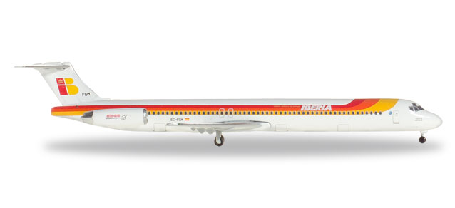 herpa wings 1/500 (ダイキャスト製) MD-88 イベリア航空 EC-FGM "Torre de Hercules"