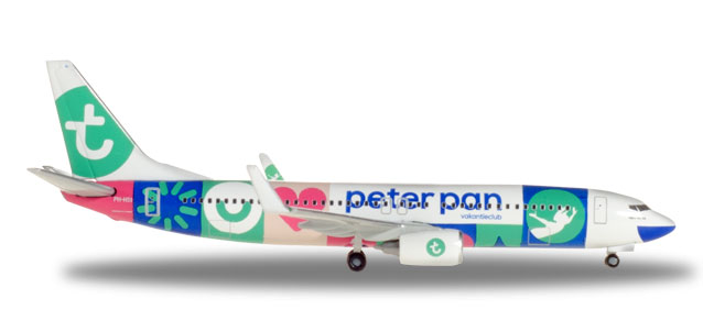 herpa wings 1/500 (ダイキャスト製) 737-800 トランサビア航空 "Peter Pan" PH-HSI