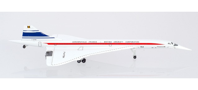 herpa wings 1/500 (ダイキャスト製) コンコルド France/BAC 50 Years F-WTSA