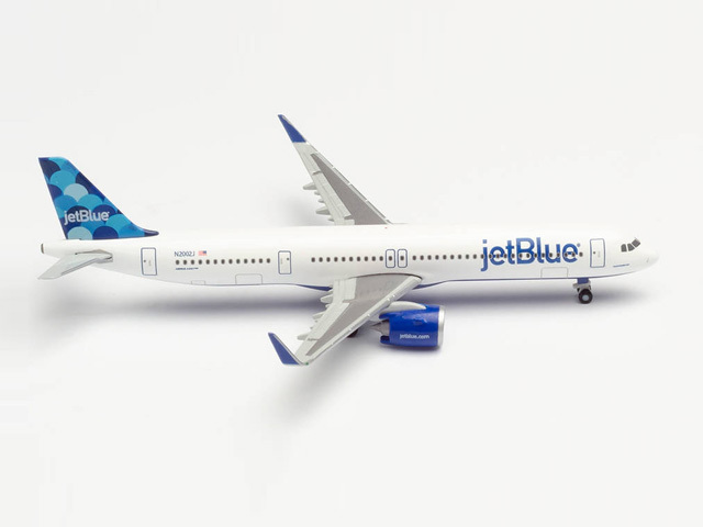 herpa wings 1/500 (ダイキャスト製) A321neo ジェットブルー航空 "Balloons" N2002J